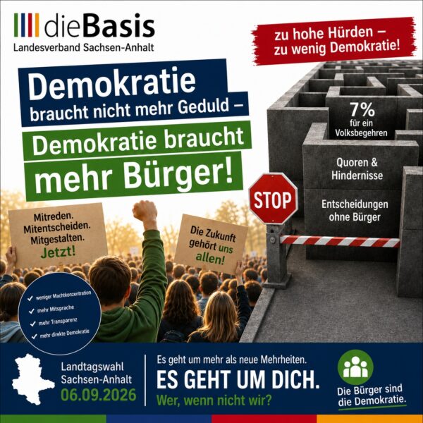 Demokratie braucht nicht mehr Geduld